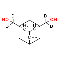ChemSpider 2D Image | Tricyclo[3.3.1.1~3,7~]decane-1,3-diyldi(~2~H_2_)methanol | C12H16D4O2