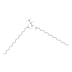 ChemSpider 2D Image | 3-Hydroxy(~2~H_5_)-1,2-propanediyl dihexadecanoate | C35H63D5O5