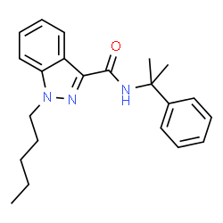 ChemSpider 2D Image | CUMYL-PINACA | C22H27N3O