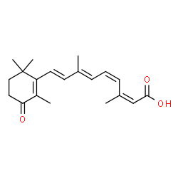 ChemSpider 2D Image | (11cis,13cis)-4-Oxoretinoic acid | C20H26O3