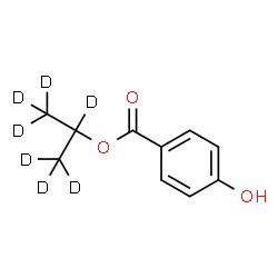 ChemSpider 2D Image | (~2~H_7_)-2-Propanyl 4-hydroxybenzoate | C10H5D7O3
