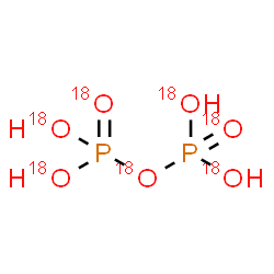 ChemSpider 2D Image | (~18~O_7_)Diphosphoric acid | H418O7P2