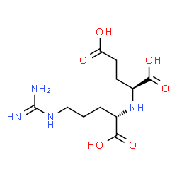 ChemSpider 2D Image | N-[(1S)-4-Carbamimidamido-1-carboxybutyl]-L-glutamic acid | C11H20N4O6
