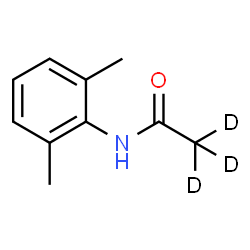 ChemSpider 2D Image | N-(2,6-Dimethylphenyl)(~2~H_3_)acetamide | C10H10D3NO