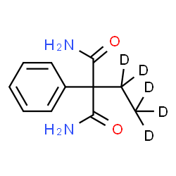 ChemSpider 2D Image | 2-(~2~H_5_)Ethyl-2-phenylmalonamide | C11H9D5N2O2