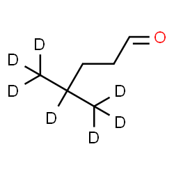 ChemSpider 2D Image | 4-(~2~H_3_)Methyl(4,5,5,5-~2~H_4_)pentanal | C6H5D7O
