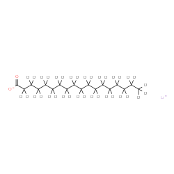 ChemSpider 2D Image | Lithium (~2~H_35_)octadecanoate | C18D35LiO2