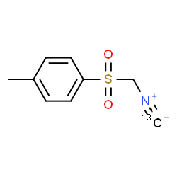 ChemSpider 2D Image | 1-{[(~13~C)Isocyanomethyl]sulfonyl}-4-methylbenzene | C813CH9NO2S