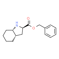 ChemSpider 2D Image | Benzyl (2R,3aS,7aS)-octahydro-1H-indole-2-carboxylate | C16H21NO2