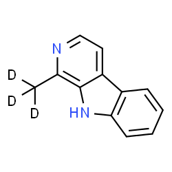 ChemSpider 2D Image | 1-(~2~H_3_)Methyl-9H-beta-carboline | C12H7D3N2