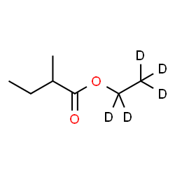 ChemSpider 2D Image | (~2~H_5_)Ethyl 2-methylbutanoate | C7H9D5O2