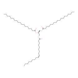 ChemSpider 2D Image | 2,3-Bis(stearoyloxy)propyl (9Z)-9-octadecenoate | C57H108O6