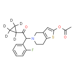 ChemSpider 2D Image | Prasugrel-d5 | C20H15D5FNO3S