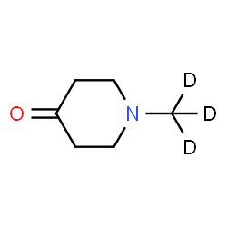 ChemSpider 2D Image | 1-(~2~H_3_)Methyl-4-piperidinone | C6H8D3NO