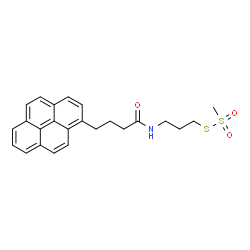 ChemSpider 2D Image | S-(3-{[4-(1-Pyrenyl)butanoyl]amino}propyl) methanesulfonothioate | C24H25NO3S2