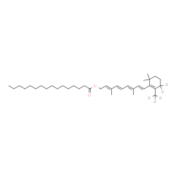 ChemSpider 2D Image | O~15~-Palmitoyl(4,4,18,18,18-~2~H_5_)retinol | C36H55D5O2