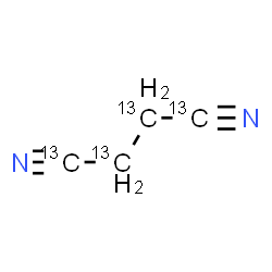 ChemSpider 2D Image | (~13~C_4_)Butanedinitrile | 13C4H4N2