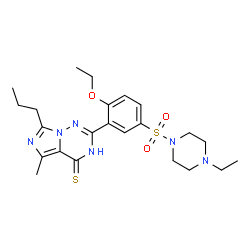 ChemSpider 2D Image | THIOVARDENAFIL | C23H32N6O3S2