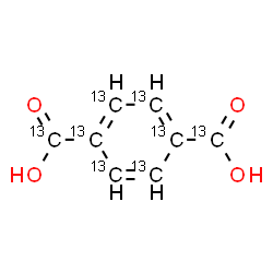 ChemSpider 2D Image | 1,4-(~13~C_6_)Benzene(~13~C_2_)dicarboxylic acid | 13C8H6O4