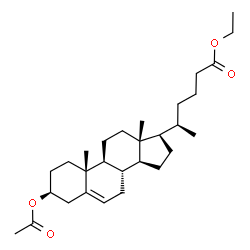 ChemSpider 2D Image | Ethyl (5R)-5-[(3S,8S,9S,10R,13R,14S,17R)-3-acetoxy-10,13-dimethyl-2,3,4,7,8,9,10,11,12,13,14,15,16,17-tetradecahydro-1H-cyclopenta[a]phenanthren-17-yl]hexanoate (non-preferred name) | C29H46O4