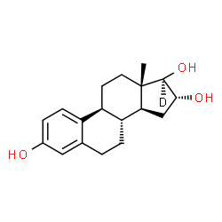 ChemSpider 2D Image | (16alpha,17beta)-(17-~2~H)Estra-1(10),2,4-triene-3,16,17-triol | C18H23DO3