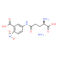 ChemSpider 2D Image | 5-(D-gamma-Glutamylamino)-2-nitrobenzoic acid ammoniate (1:1) | C12H16N4O7