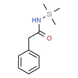 ChemSpider 2D Image | 2-Phenyl-N-(trimethylsilyl)acetamide | C11H17NOSi