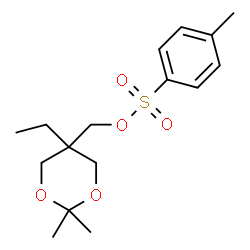 ChemSpider 2D Image | (5-Ethyl-2,2-dimethyl-1,3-dioxan-5-yl)methyl 4-methylbenzenesulfonate | C16H24O5S