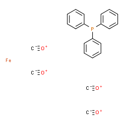 ChemSpider 2D Image | carbon monoxide; iron; triphenylphosphane | C22H15FeO4P