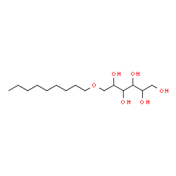 ChemSpider 2D Image | 1-O-Nonylhexitol | C15H32O6