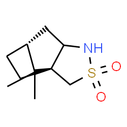 ChemSpider 2D Image | (1S,7R)-10,10-Dimethyl-3-thia-4-azatricyclo[5.2.1.0~1,5~]decane 3,3-dioxide | C10H17NO2S