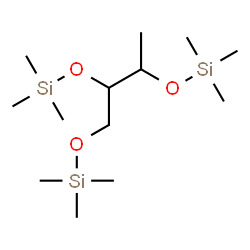 ChemSpider 2D Image | Butane, 1,2,3-tris(trimethylsiloxy)- | C13H34O3Si3