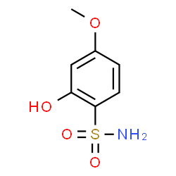 ChemSpider 2D Image | 2-Hydroxy-4-methoxybenzenesulfonamide | C7H9NO4S