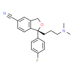 ChemSpider 2D Image | (-)-citalopram | C20H21FN2O