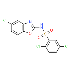 ChemSpider 2D Image | Fructose-1,6-bisphosphatase-1 Inhibitor | C13H7Cl3N2O3S