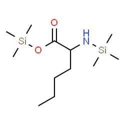 ChemSpider 2D Image | Trimethylsilyl N-(trimethylsilyl)norleucinate | C12H29NO2Si2