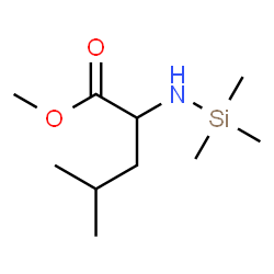 ChemSpider 2D Image | Methyl N-(trimethylsilyl)leucinate | C10H23NO2Si