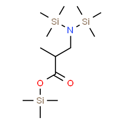 ChemSpider 2D Image | Trimethylsilyl 3-[bis(trimethylsilyl)amino]-2-methylpropanoate | C13H33NO2Si3