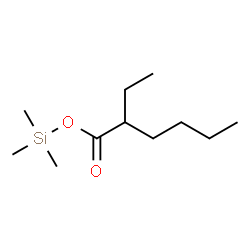 ChemSpider 2D Image | Trimethylsilyl 2-ethylhexanoate | C11H24O2Si