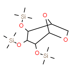 ChemSpider 2D Image | [6,8-Dioxabicyclo[3.2.1]octane-2,3,4-triyltris(oxy)]tris(trimethylsilane) | C15H34O5Si3