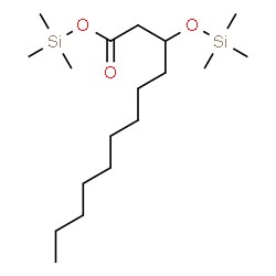 ChemSpider 2D Image | Trimethylsilyl 3-[(trimethylsilyl)oxy]dodecanoate  | C18H40O3Si2
