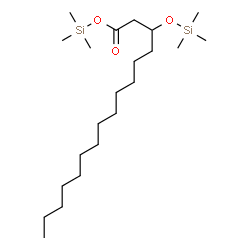 ChemSpider 2D Image | TRIMETHYLSILYL 3-[(TRIMETHYLSILYL)OXY]HEXADECANOATE | C22H48O3Si2
