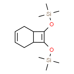 ChemSpider 2D Image | [Bicyclo[4.2.0]octa-3,7-diene-7,8-diylbis(oxy)]bis(trimethylsilane) | C14H26O2Si2