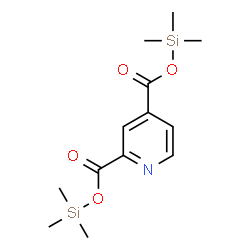 ChemSpider 2D Image | Bis(trimethylsilyl) 2,4-pyridinedicarboxylate  | C13H21NO4Si2
