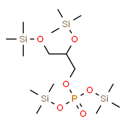 ChemSpider 2D Image | 2,3-Bis[(trimethylsilyl)oxy]propyl bis(trimethylsilyl) phosphate | C15H41O6ψ4