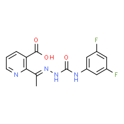 ChemSpider 2D Image | diflufenzopyr | C15H12F2N4O3