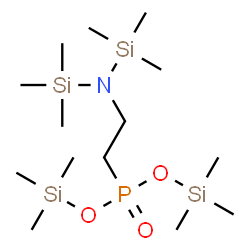 ChemSpider 2D Image | Bis(trimethylsilyl) 2-[bis(trimethylsilyl)amino]ethylphosphonate | C14H40NO3ψ4