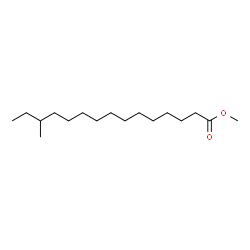 ChemSpider 2D Image | Methyl 13-methylpentadecanoate | C17H34O2