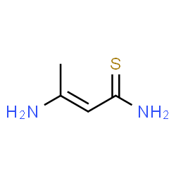 ChemSpider 2D Image | (2E)-3-Amino-2-butenethioamide | C4H8N2S