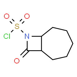 ChemSpider 2D Image | 9-Oxo-8-azabicyclo[5.2.0]nonane-8-sulfonyl chloride | C8H12ClNO3S